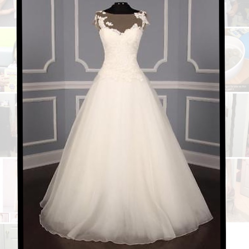 Romona Keveza Silk and Lace L5134 Wedding Dress
